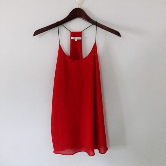 Naked Zebra Tops - Naked Zebra | Red Tank Top